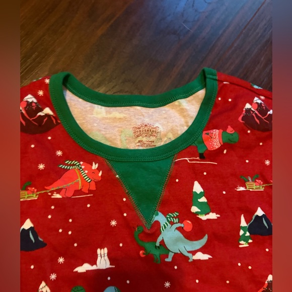 Wondershop  Men’s Christmas Dinosaur Print Pajama Set Size XXL  Long Sleeve - Picture 5 of 5